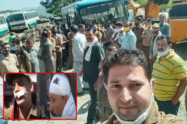 टाइमिंग को लेकर विवाद,निजी बस चालक ने HRTC चालक व परिचालक की कर दी पिटाई