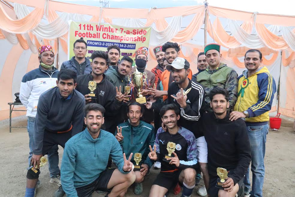 ट्रंप एफसी मंडी ने जीती 11 वीं 7 ए साइड विंटर फूटवॉल चैम्पियनशीप