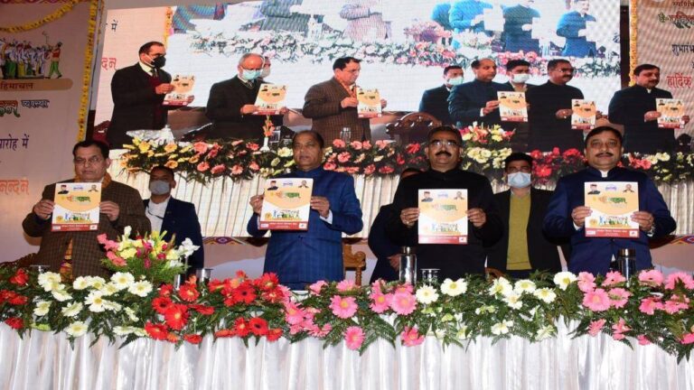 मुख्यमंत्री जयराम ठाकुर ने परिवहन विभाग की ई-परिवहन व्यवस्था का किया शुभारम्भ