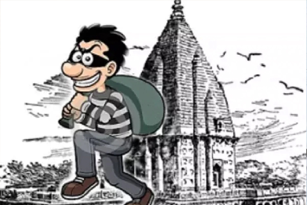 इंदौरा मे नहीं थम रहा धार्मिक स्थलों में चोरियों का सिलसिला
