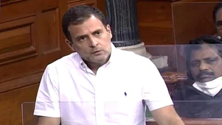 लोकसभा में बोले राहुल गांधी-प्रधानमंत्री ने तीन विकल्प दिए- भुखमरी, बेरोजगारी और आत्महत्या