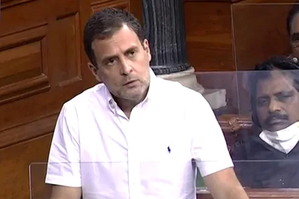 लोकसभा में बोले राहुल गांधी-प्रधानमंत्री ने तीन विकल्प दिए- भुखमरी, बेरोजगारी और आत्महत्या