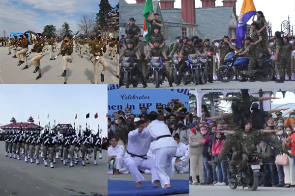 अंतरराष्ट्रीय महिला दिवस पर देखिये महिला पुलिस कर्मियों के बाइक तथा हथियारों के साथ हैरतअंगेज प्रदर्शन....