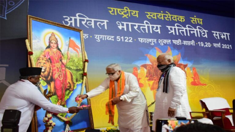 निधि समर्पण अभियान में देश के 12,47,21,000 परिवारों से जुडे़ स्वयंसेवक : डाॅ. मनमोहन वैद्य