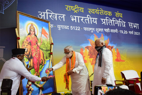 निधि समर्पण अभियान में देश के 12,47,21,000 परिवारों से जुडे़ स्वयंसेवक : डाॅ. मनमोहन वैद्य