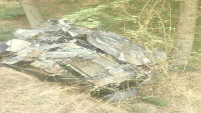 ठियोग में कार खाई में गिरी, पिता सहित 2 बेटियों की मौत