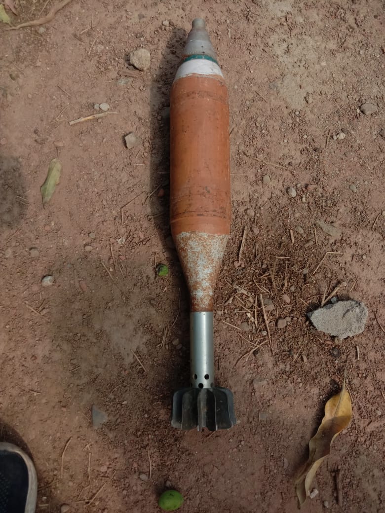 ब्रेकिंग न्यूज! परवाणू के साथ लगते कालका में गूग्गा माड़ी-भरत नगर के पास मिला जिंदा मोर्टार