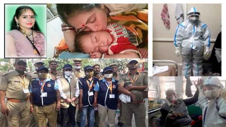 10 माह की बेटी को छोड़ कर कोरोना आपदा में सेवाएं दे रही सीमा कांता ठाकुर