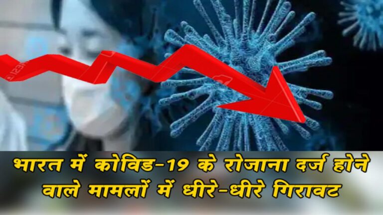 कोविड-19 सक्रिय मामलों में लगातार गिरावट दर्ज