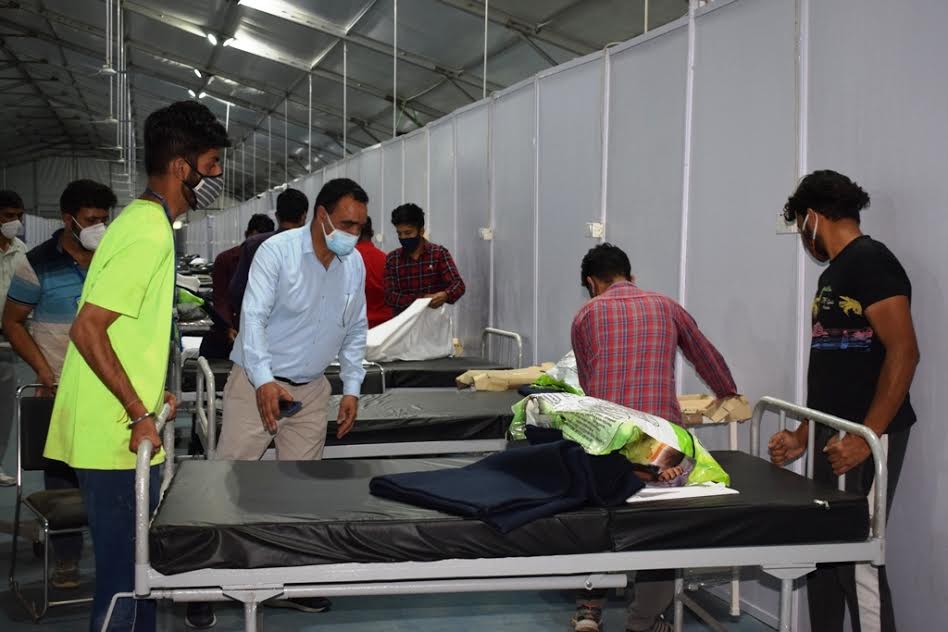 मेकशिफ्ट अस्पताल रबौण में कोविड रोगियों को शीघ्र मिलेगी बेहतर स्वास्थ्य सुविधाएं