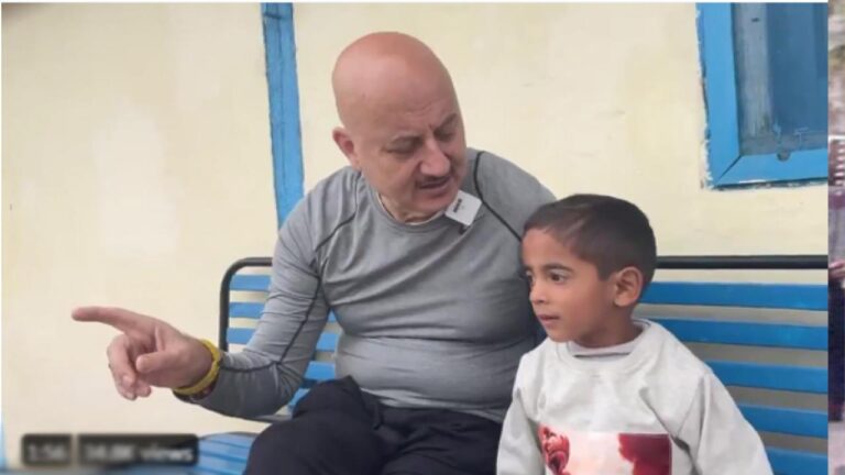 पांच वर्षीय हिमांशु की पढ़ाई का खर्च उठाएंगे मशहूर बॉलीवुड अभिनेता अनुपम खेर