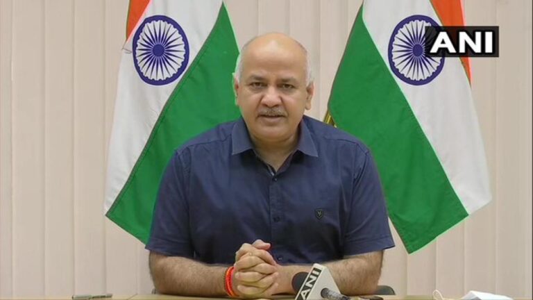 उपमुख्यमंत्री मनीष सिसोदिया