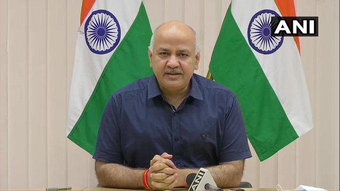 उपमुख्यमंत्री मनीष सिसोदिया