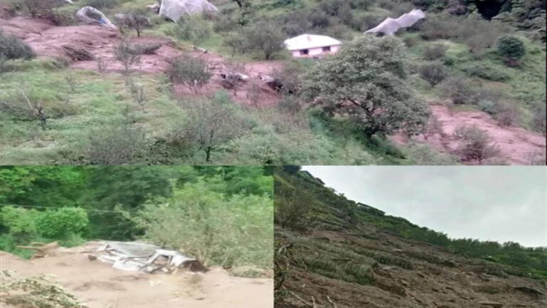 आनी में बादल फटने से भारी तबाही, सेब के बगीचों और फसलों को भी नुकसान