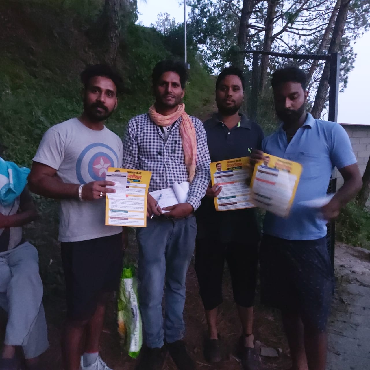 कसौली में आम आदमी पार्टी ने चलाया सदस्यता अभियान