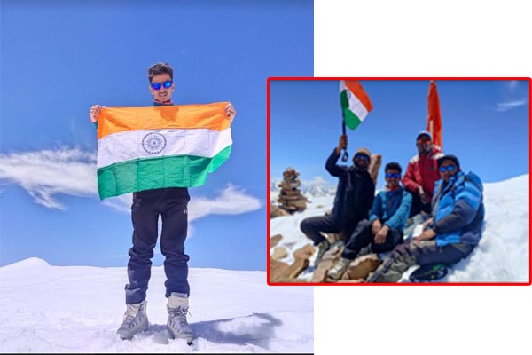 हिमाचल लद्दाख सीमा को जोड़ने वाली युनम चोटी को फतह करने वाले प्रथम युवा बने 15 साल के परीक्षित सूद