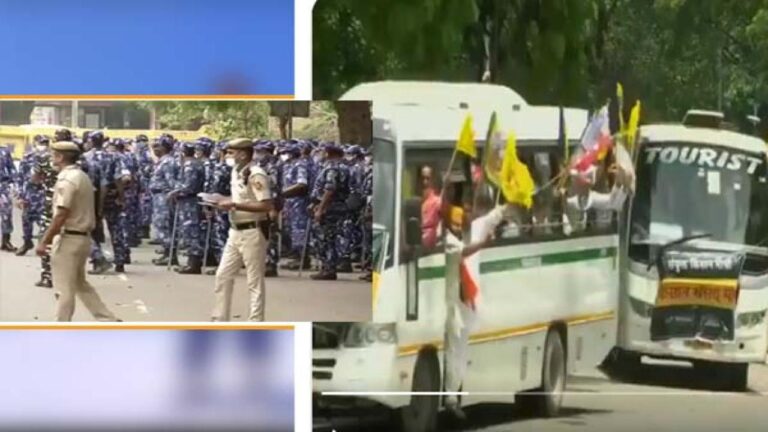 कृषि कानूनों के विरोध में जंतर-मंतर पहुंचे किसान