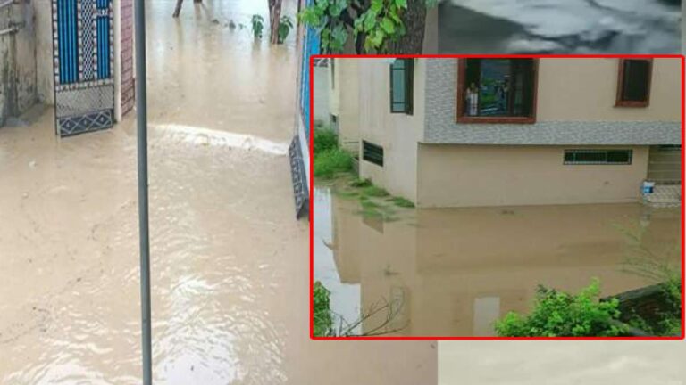 जलमगन हुआ ऊना का मिनी सचिवालय व महिला पुलिस थाना