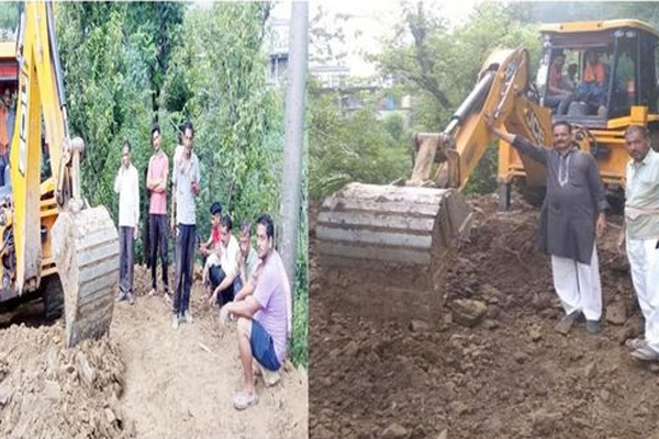 सरकार ने नहीं सुनी पुकार तो पूर्व सैनिकों ने 3 लाख खर्च कर बनवा दी अपने गाँव को सड़क