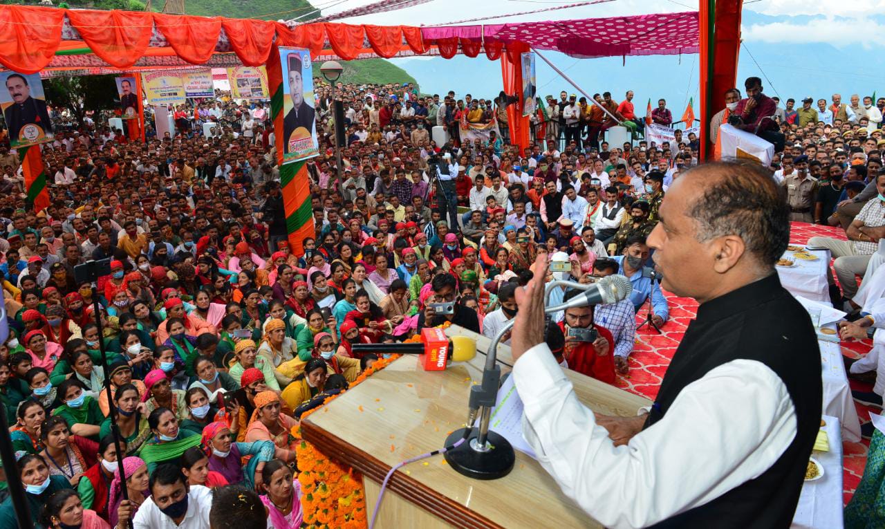 मुख्यमंत्री ने कफोटा में उप-मंडलाधिकारी व शिलाई में डीएसपी कार्यालय खोलने की घोषणा की