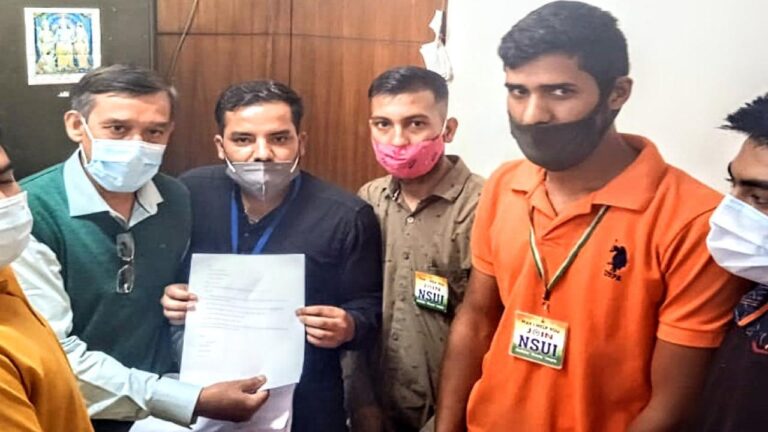 एचपीयू के ईआरपी स्कैम की हो न्यायिक या सीबीआई जांच :- NSUI