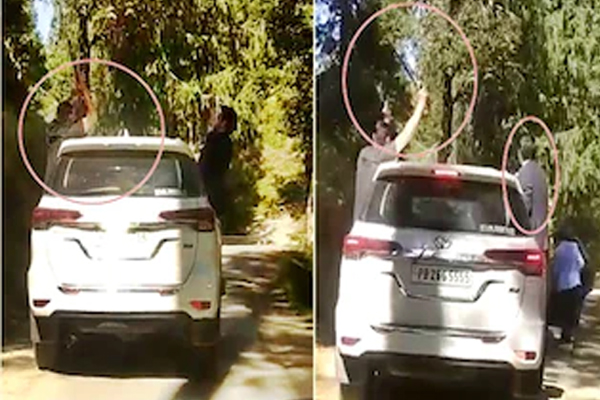 हाटू मंदिर में हरियाणा से आए सैलानियों ने मचाया हुड़दंग, हवा में की फायरिंग, 2 आरोपी डिटेन