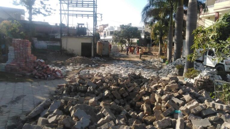 परवाणू नप क्षेत्र में NGT के नियमों का उलंघन, कोर्ट के आदेश पर रोकना पड़ा टाइलें लगाने का काम