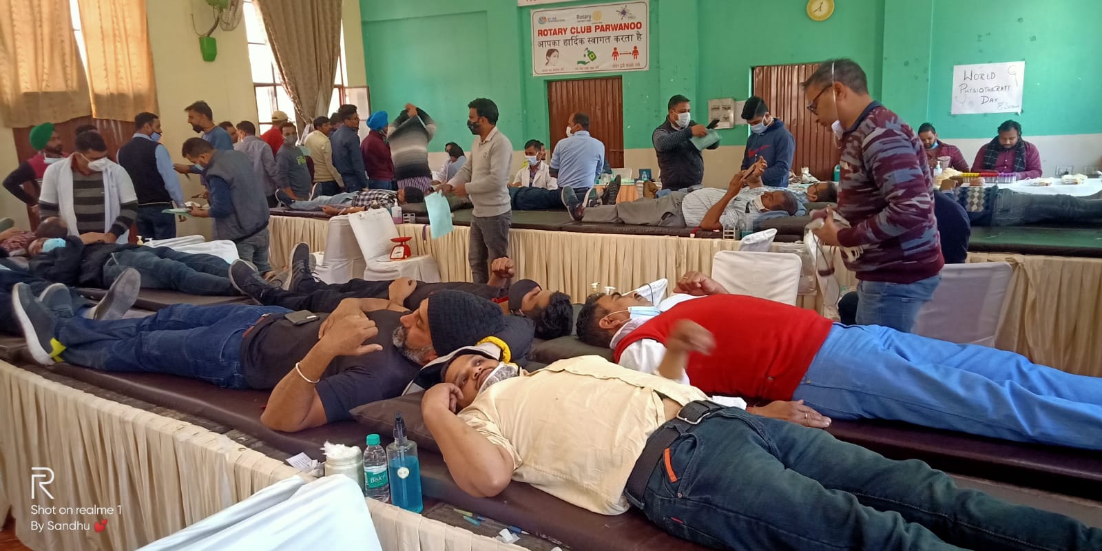 परवाणू उद्योग संघ द्वारा लगया गया रक्तदान शिविर ,एकत्र किया 249 यूनिट रक्त