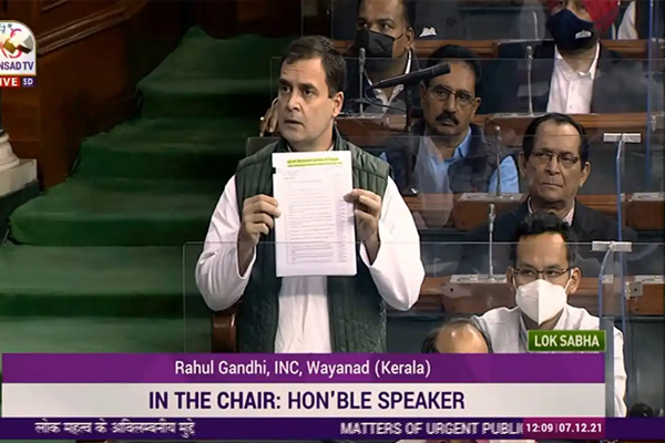 राहुल गांधी ने संसद में लिस्ट दिखा की मांग, किसान आंदोलन में शहीदों के परिजनों को मिले नौकरी और मुआवजा