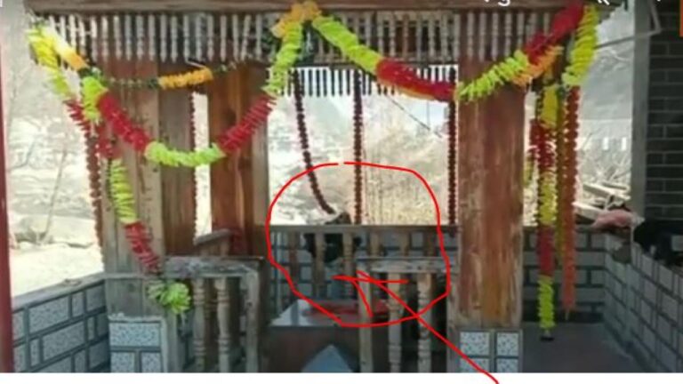 अज्ञात लोगों के द्वारा हनुमान जी की मूर्ति को तोड़कर व्यास नदी में फेंका