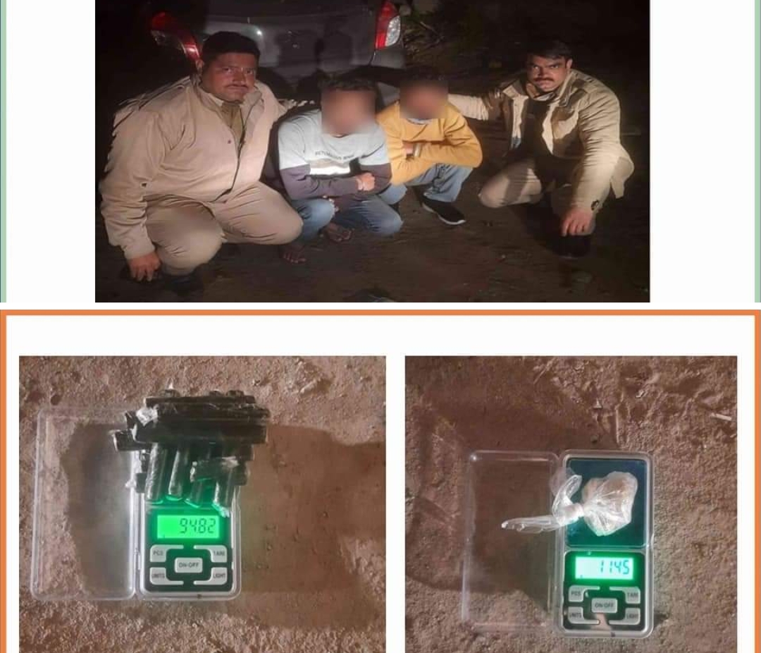 हमीरपुर : पुलिस ने दो युवकों 21.76 ग्राम हेरोइन (चिट्टा) तथा 94.82 ग्राम चरस सहित किया गिरफ्तार