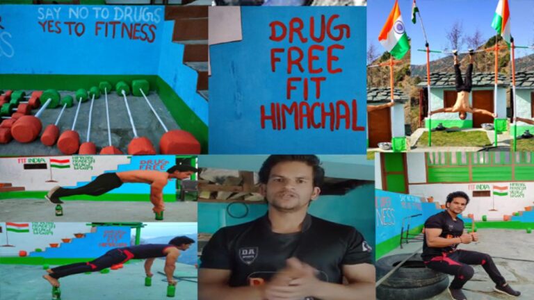 युवाओं को नशे से दूर रखने के लिए इस युवा ने घरेलू उपकरणों से बनाया जिम, निशुल्क दे रहा प्रशिक्षण