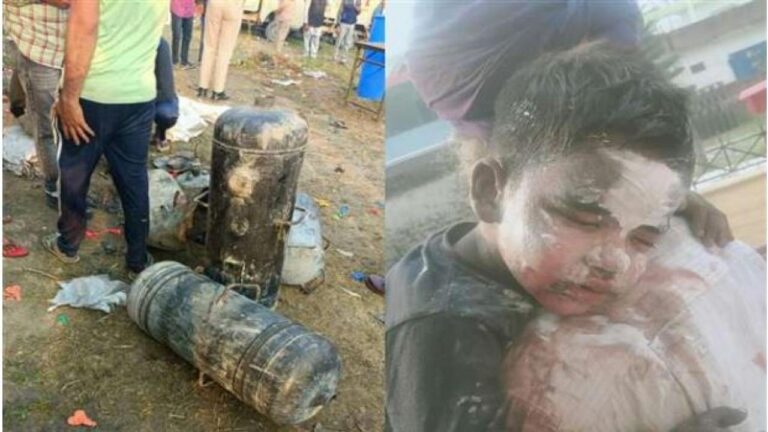 गुब्बारों में हवा भरने वाला सिलेंडर फटा, एक की मौत व तीन घायल