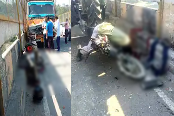 देहरा में ब्यास पुल से टकराई बाइक:युवक का सिर धड़ से हुआ अलग, मौक पर मौत, 1 महिला गंभीर घायल