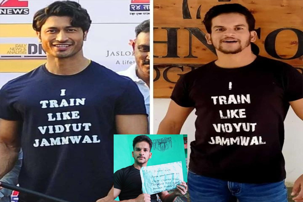 हिमाचल के राणा द वाइपर से प्रभावित होकर बॉलीवुड एक्टर विद्युत जामवाल ने गिफ्ट की टीशर्ट