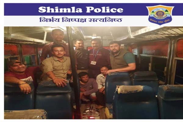 शिमला के शोघी में 2 किलो 82 ग्राम अफीम के साथ नेपाली मूल के दो युवक गिरफ्तार