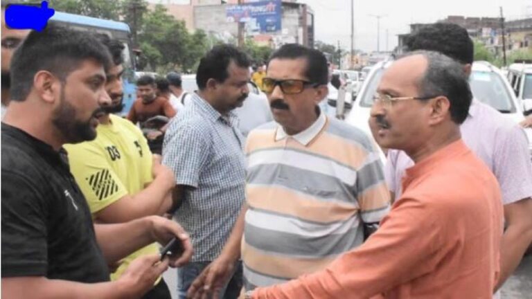 CM जयराम के काफिले को काले झंडे दिखाने पर भिड़े भाजयुमो और युकां कार्यकर्ता, सत्ती की धमकी, कहा-जमीन में गाड़ दूंगा