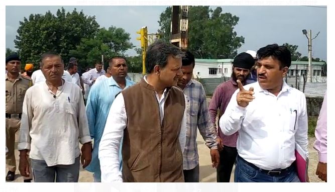 केंद्र से आई टीम ने आपदा प्रभावित क्षेत्र नूरपुर व ढांगू-माजरा का दौरा कर लिया नुकसान का जायजा