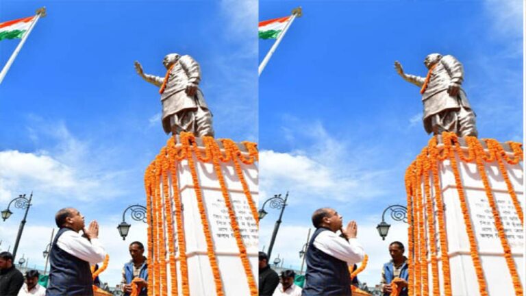 मुख्यमंत्री ने पूर्व प्रधानमंत्री को श्रद्धांजलि की अर्पित