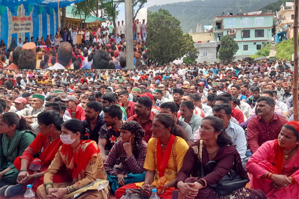जनजातिय क्षेत्र के विरोध में लोगों के उठे स्वर, राजनैताओं को दो टूक में दिया जबाब