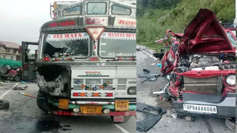 मनाली में थार और ट्रक में भिड़ंत, टूरिस्ट दंपति की मौत