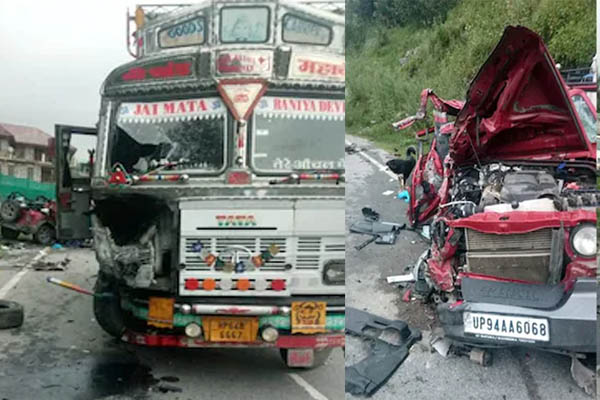मनाली में थार और ट्रक में भिड़ंत, टूरिस्ट दंपति की मौत