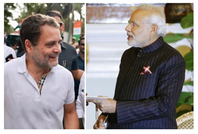 भाजपा ने राहुल की 41 हजार की टी-शर्ट,तो कांग्रेस ने PM मोदी के 10 लाख के सूट व 1.5 लाख के चश्मे को लेकर उठाए सवाल