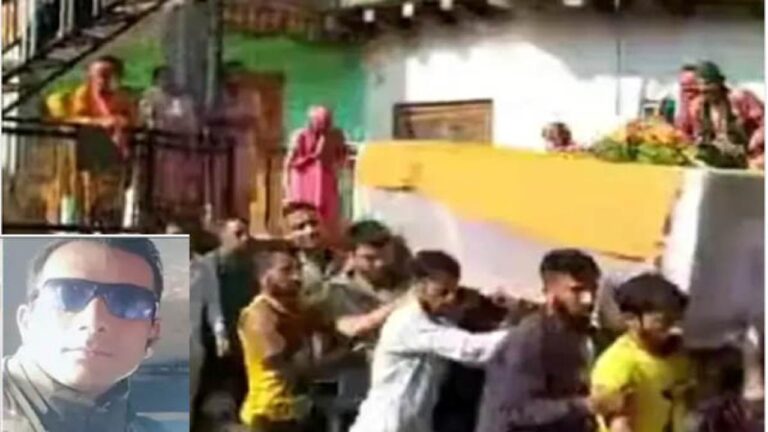 हिमाचल का शहीद जवान देवराज पंचतत्व में विलीन, शराब तस्करों ने स्कॉर्पियो गाड़ी से कुचल की हत्या