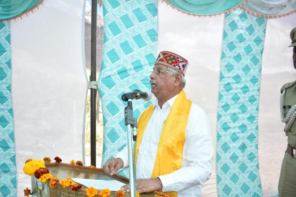 स्पीति के किसानोें से सीख लेने की जरूरत :- राज्यपाल