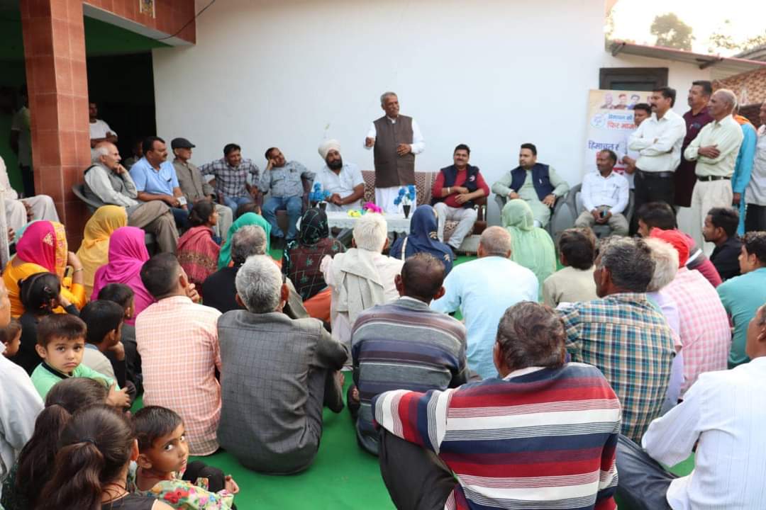 जनता का मिल रहा भरपूर प्यार, फिर बनेगी भाजपा सरकार :- सुखराम चौधरी