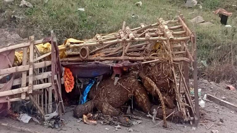 दुर्गापूजा में विसर्जन की गई भगवती दुर्गा की मूर्ति का अपमान नहीं सहेगा विश्व हिन्दू परिषद, जिलाध्यक्ष