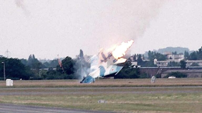 MiG Fighter Aircraft Crashed