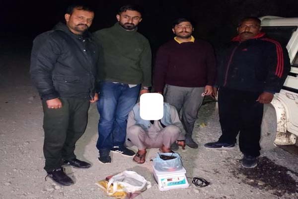 सिरमौर: 1.525 किलोग्राम चरस के साथ एक व्यकित को किया गिरफ्तार