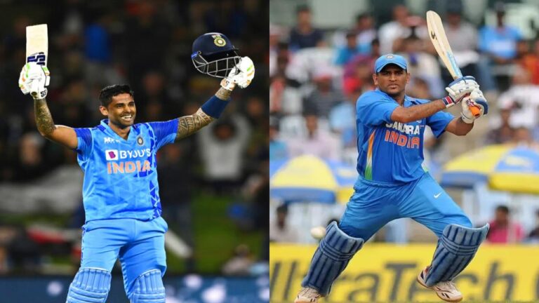 IND Vs NZ 1st T20 Suryakumar Yadav MS Dhoni